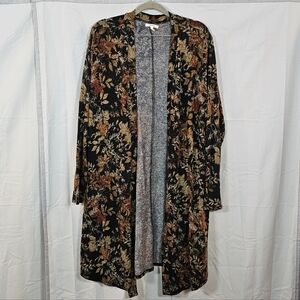 Maurices Duster Cardigan Set of 2 Floral Purple Size Large